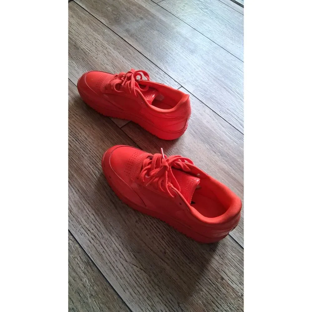 Reebok Cardi B Club C Double Red Women’s Sneakers Size 7 Low Top Shoes